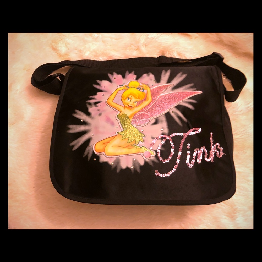 Rare Disney Tinker bell shoulder strap hand bag